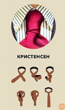 6 популярных узлов на гaлстуке  