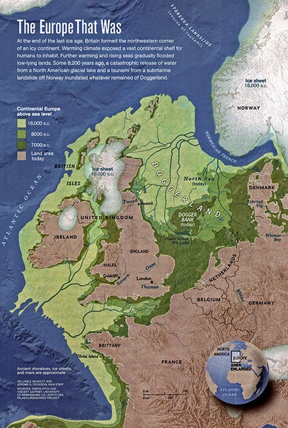 История карты мира Толкина Когда Дж. Толкин создавал свой мир, в котором с течением времени Море затопило значительную часть запада, он в определённом смысле повторил реальную историю Западной