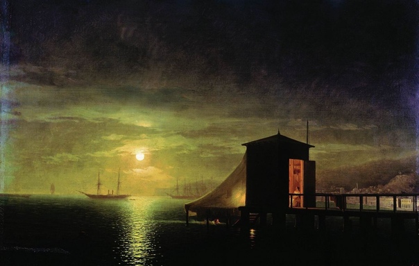 Лунная ночь на картинах Ивана Айвазовского