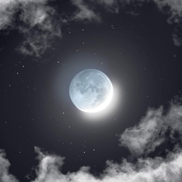 Пепельный свет Луны Фото: ajamesmccarthy
